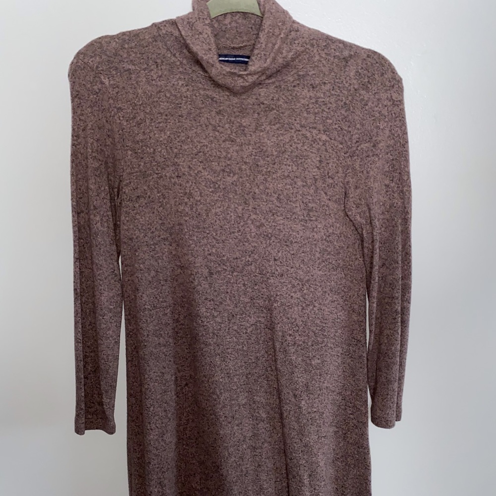 Turtleneck Half-Sleeve Dress - American Eagle